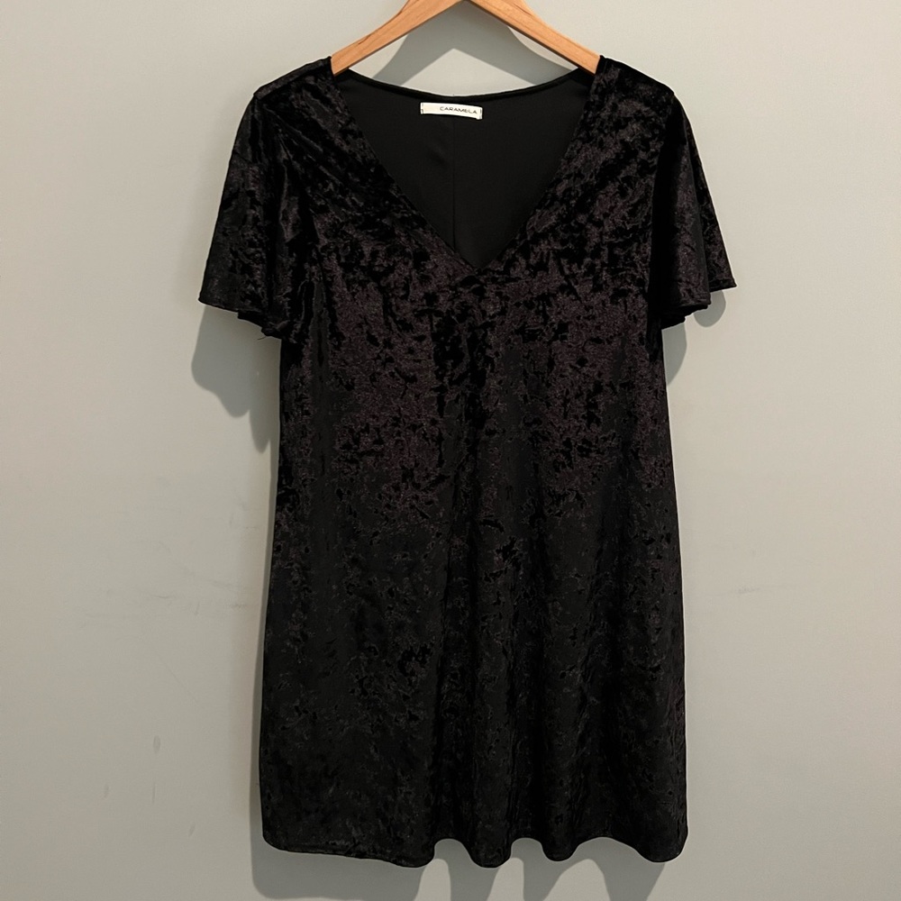 Black Velvet Carmela Holiday Dress
